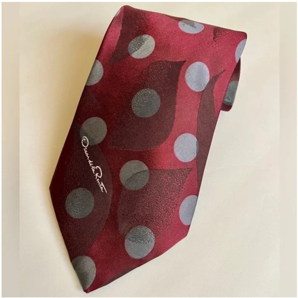 VTG Oscar De La Renta Studio Tie